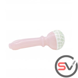 GOLF BALL GLASS HAND PIPE 5inch